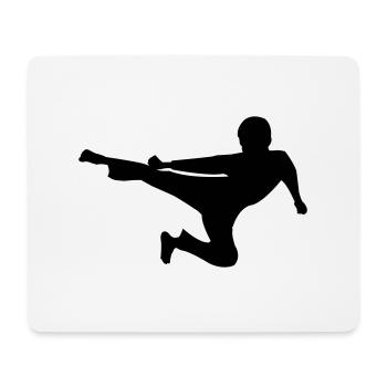 kung_fu - Mouse Pad (horizontal) - white - Front
