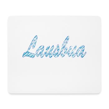 Bayrisch T-Shirt - Mousepad (Querformat) - Weiß - Vorne