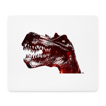 Dino - Tapis de souris (format paysage) - blanc - Devant