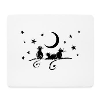 Cat family - Mouse Pad (horizontal) - white - Front