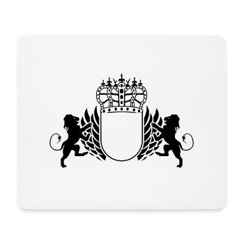 king - Mousepad (Querformat) - Weiß - Vorne