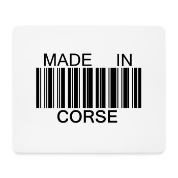 Made in Korsika - Mousepad (Querformat) - Weiß - Vorne