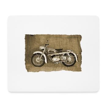 German Motorcycle Oldtimer Photoart 1.0 - Mouse Pad (horizontal) - white - Front