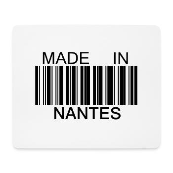 Made in Nantes 44 - Tapis de souris (format paysage) - blanc - Devant