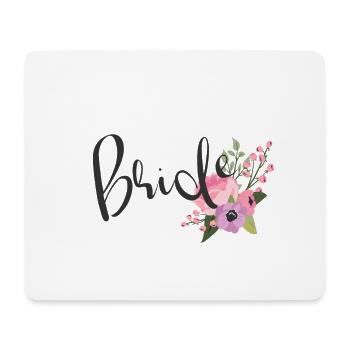 Bride - Wedding - Hochzeit - Braut - Mousepad (Querformat) - Weiß - Vorne