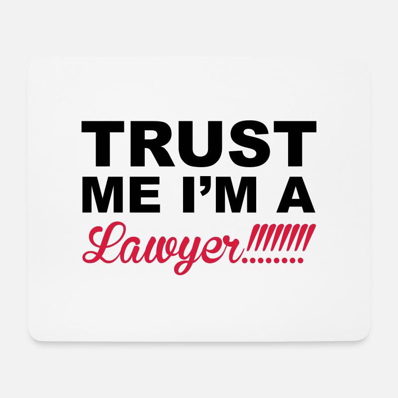 Lawyer - Mousepad (Querformat) - Weiß