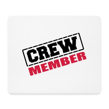 crew_member - Tapis de souris (format paysage) - blanc - Devant