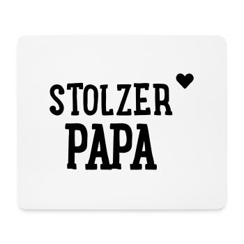 Stolzer Papa - Mousepad (Querformat) - Weiß - Vorne
