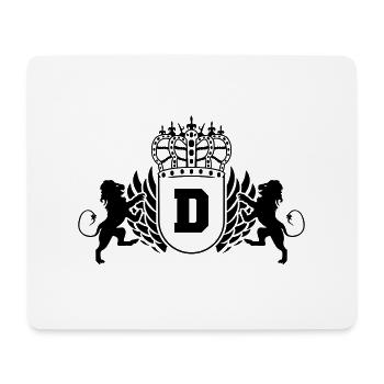 d - Mousepad (Querformat) - Weiß - Vorne