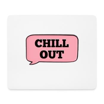 CHILL OUT PINK BENACHRICHTIGUNG - Mousepad (Querformat) - Weiß - Vorne
