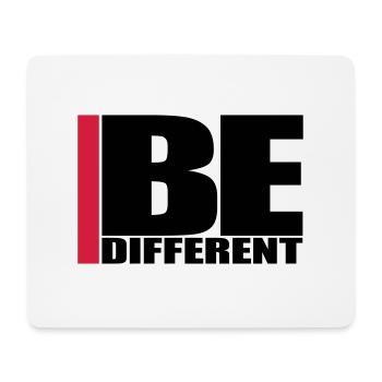 Cool Be Different Logo - Mousepad (Querformat) - Weiß - Vorne