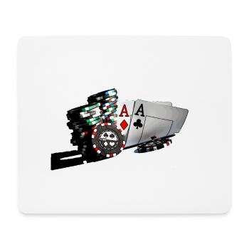 allinwear - Mousepad (Querformat) - Weiß - Vorne