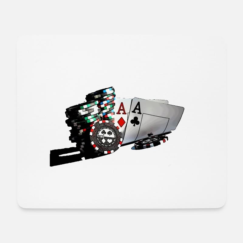 allinwear - Mousepad (Querformat) - Weiß
