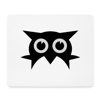Eule - Mousepad (Querformat) - Weiß - Vorne