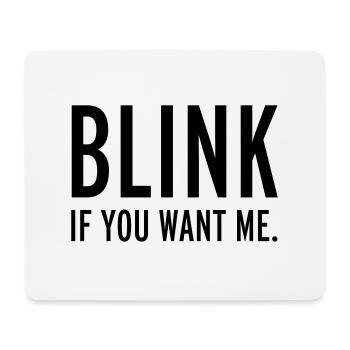 Blink - Mouse Pad (horizontal) - white - Front