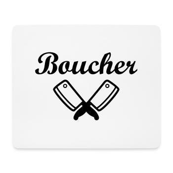 Boucher - Tapis de souris (format paysage) - blanc - Devant