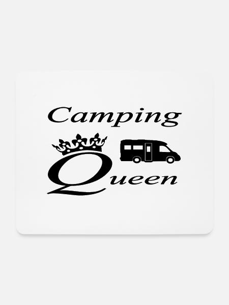 Camping - Mousepad (Querformat) - Weiß