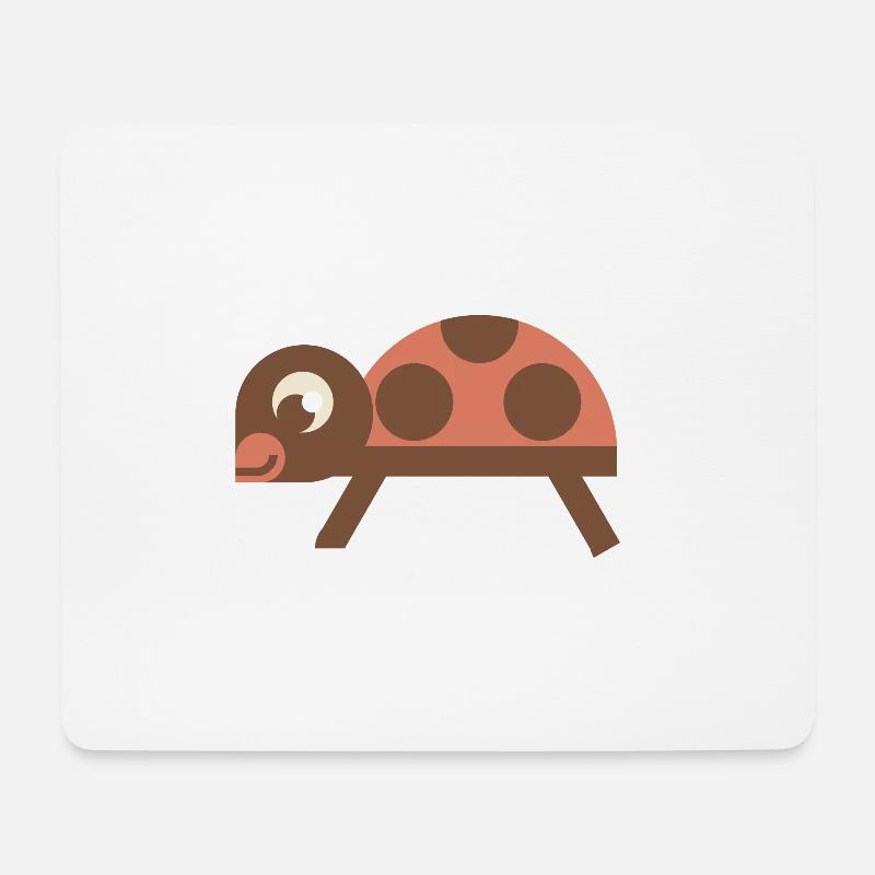 Marienkäfer (Herbsttiere) - Mousepad (Querformat) - Weiß