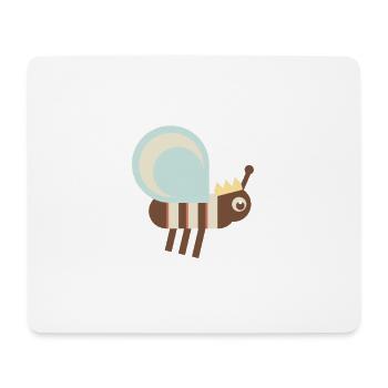 Queen Bee (animaux d'automne) - Tapis de souris (format paysage) - blanc - Devant