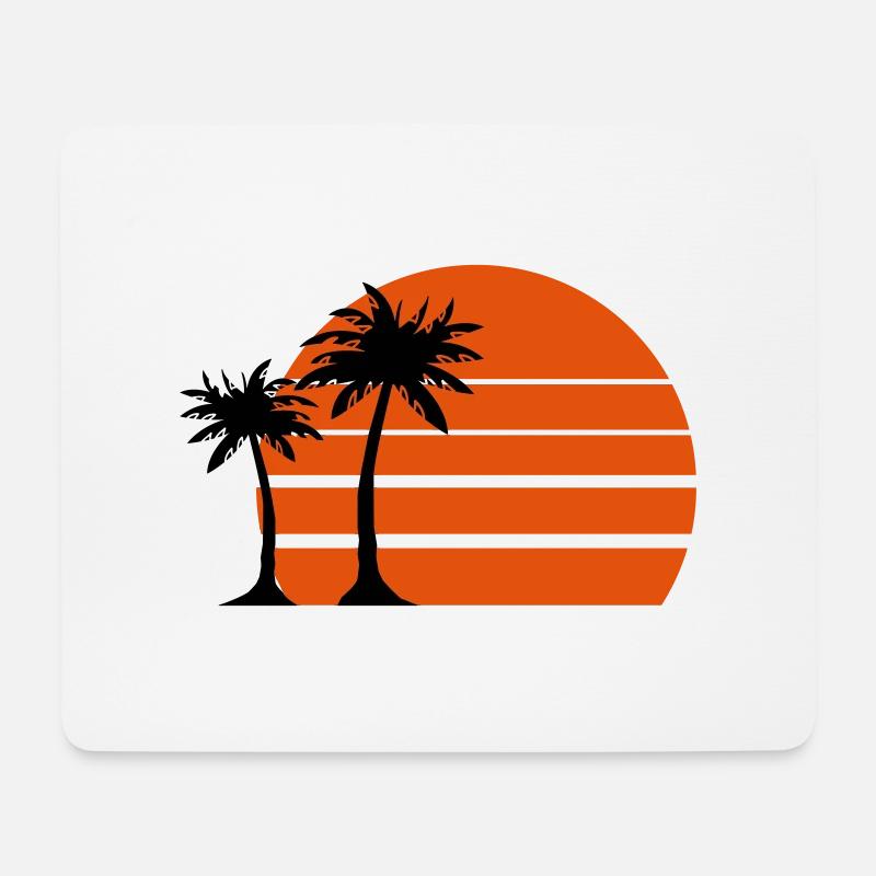 insel - Mousepad (Querformat) - Weiß