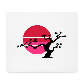 japanischer_baum_2 - Mouse Pad (horizontal) - white - Front