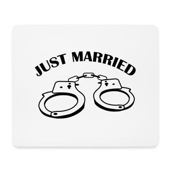 just_married_01 - Mousepad (Querformat) - Weiß - Vorne