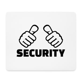 Security - Mouse Pad (horizontal) - white - Front