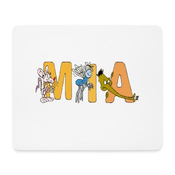 Mia - Mousepad (Querformat) - Weiß - Vorne