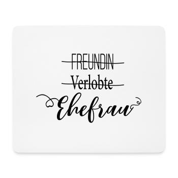 upgrade_ehefrau - Mousepad (Querformat) - Weiß - Vorne
