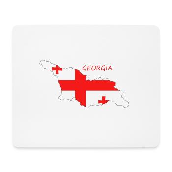 GEORGIA - Mousepad (Querformat) - Weiß - Vorne