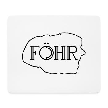 Insel Föhr, Nordsee Wyk Urlaub Nordfriesland - Mousepad (Querformat) - Weiß - Vorne