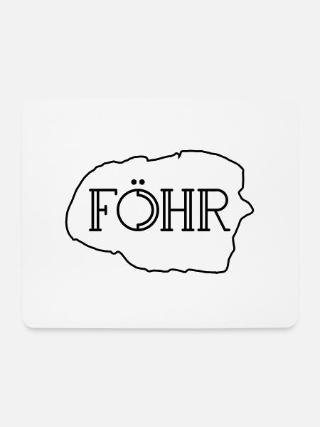 Insel Föhr, Nordsee Wyk Urlaub Nordfriesland - Mousepad (Querformat) - Weiß