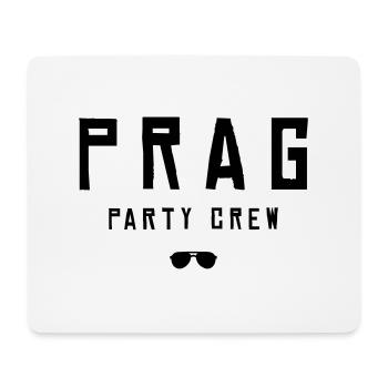 prag party crew cool - Mousepad (Querformat) - Weiß - Vorne