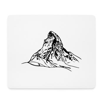 Matterhorn mountain, Alps, Switzerland Horn mountains - Mouse Pad (horizontal) - white - Front
