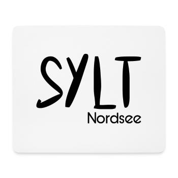 Sylt - Mousepad (Querformat) - Weiß - Vorne