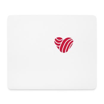stricken - Mousepad (Querformat) - Weiß - Vorne