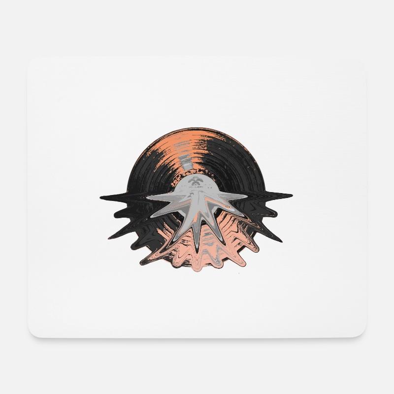 Vinyl - Mousepad (Querformat) - Weiß