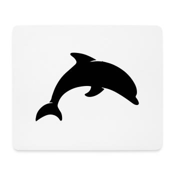 Delphin - Mousepad (Querformat) - Weiß - Vorne