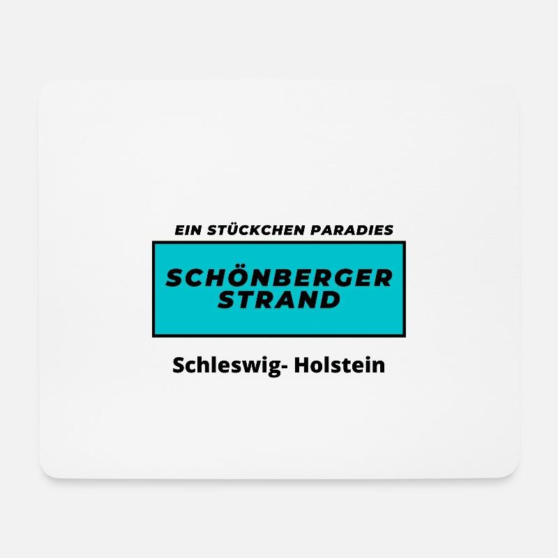 Schönberger Strand - Mousepad (Querformat) - Weiß