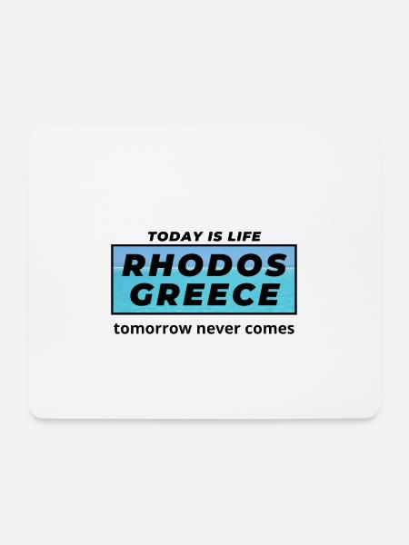 Rhodos Griechenland - Mousepad (Querformat) - Weiß