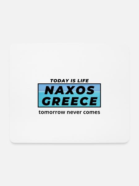 Naxos Griechenland - Mousepad (Querformat) - Weiß