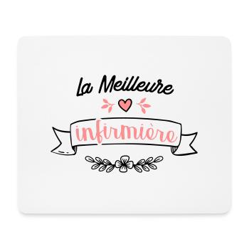 meilleure infirmiere - Tapis de souris (format paysage) - blanc - Devant