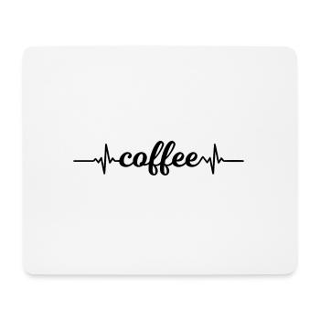 coffee - Mousepad (Querformat) - Weiß - Vorne