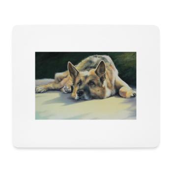 Shepherd chills - Mouse Pad (horizontal) - white - Front
