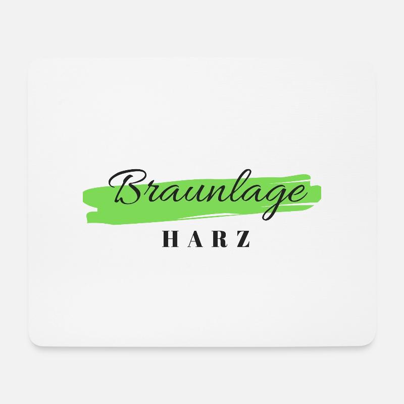 Braunlage im Harz - Mousepad (Querformat) - Weiß