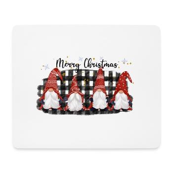 Merry Christmas Gnomes - Mouse Pad (horizontal) - white - Front