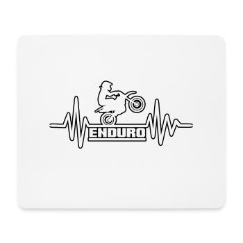 ENDURO 1221 - Mousepad (Querformat) - Weiß - Vorne