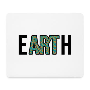 Art - Terre - Art de la Terre - Coronavirus - E-ART-H - Tapis de souris (format paysage) - blanc - Devant