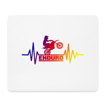 ENDURO 11 - Mouse Pad (horizontal) - white - Front