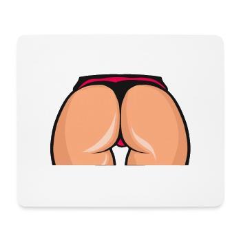 sexy bikini mädchen frau - Mousepad (Querformat) - Weiß - Vorne
